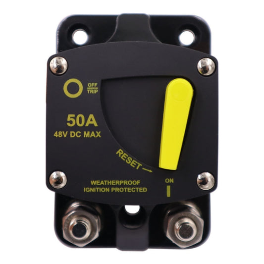 50A CB6 Car RV Yacht Audio Restore Insurance Holder Switch - Fuse by buy2fix | Online Shopping UK | buy2fix