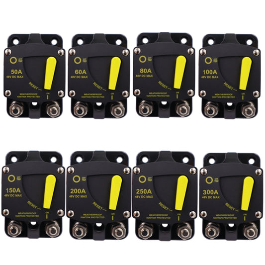 250A CB6 Car RV Yacht Audio Restore Insurance Holder Switch - Fuse by buy2fix | Online Shopping UK | buy2fix