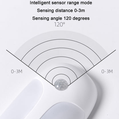 USB Rechargeable Firefly Smart Body Sensor LED Light(Natural Light) - Sensor LED Lights by buy2fix | Online Shopping UK | buy2fix