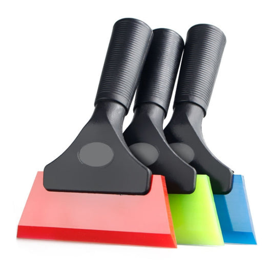Plastic Bull Bar Film Squeegee Car Glass Cleaning Tools(Red With Handle) - Sticker Tools by buy2fix | Online Shopping UK | buy2fix