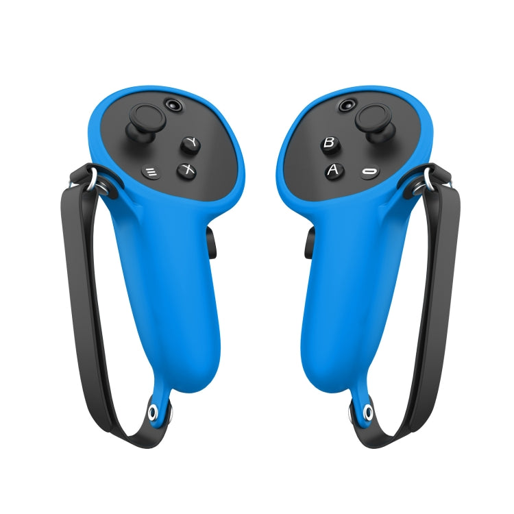 For Meta Quest Pro 1pair Handle Silicone Case Cover VR Accessories(Blue) - VR Accessories by buy2fix | Online Shopping UK | buy2fix