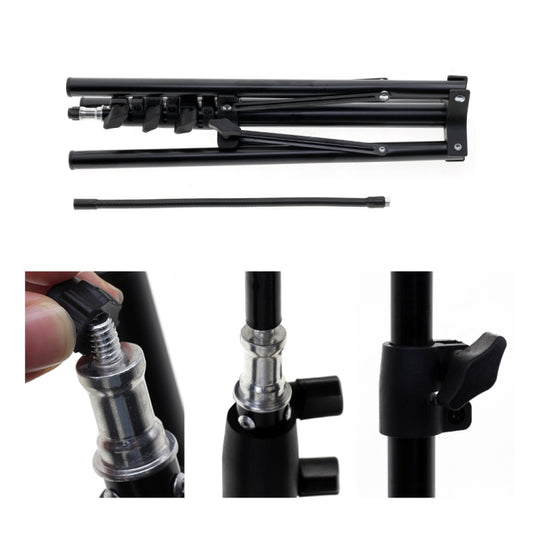 1.6m Live Photography Light Stand Thickened Anti-folding Tripod With 30cm Hose - Stand by buy2fix | Online Shopping UK | buy2fix