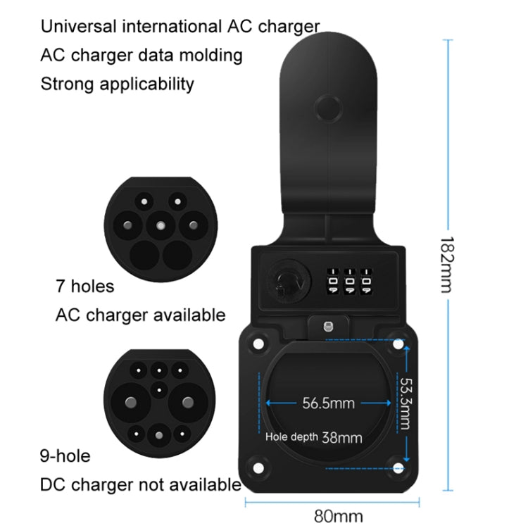 For Tesla Charging Pile Anti-Theft Protection Rack, Style: With Password - Special Car Holders by buy2fix | Online Shopping UK | buy2fix