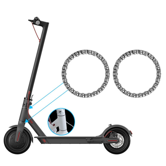2pcs For Xiaomi M365/Pro Scooter Steering Bearing(Silver) - Accessories & Parts by buy2fix | Online Shopping UK | buy2fix
