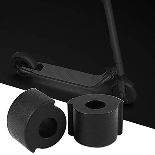 2 PCS For Ninebot ES2 Scooter Folding Parts Silicone Shock Pad(Black) - Accessories & Parts by buy2fix | Online Shopping UK | buy2fix