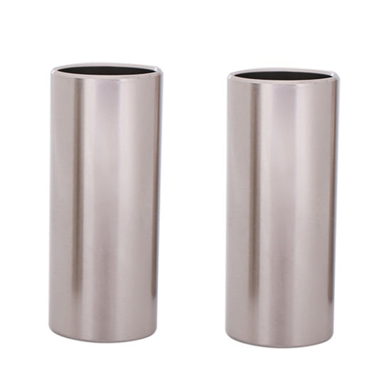 Bloc coulissant folk pour tube coulissant de guitare en acier inoxydable 2 pièces, taille: 28 mm (or)