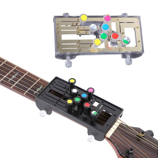 Folk Ukulele Guitar Chord Assist Beginners Guitar Boosters(Gold)