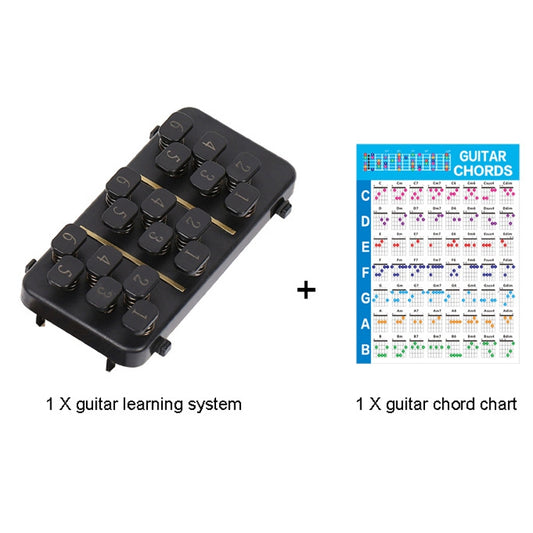 Folk Ukulele Guitar Chord Assist Beginners Guitar Boosters(Guitar Aid+Guitar Chord Spectrum) - String Instrument Accessories by buy2fix | Online Shopping UK | buy2fix