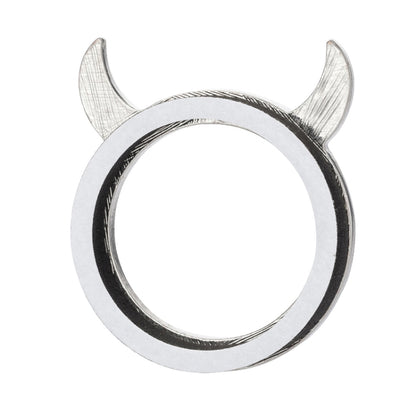 2 PCS Car Starter Button With Diamond Small Devil Decorative Ring(Black) - Decoration Rings by buy2fix | Online Shopping UK | buy2fix