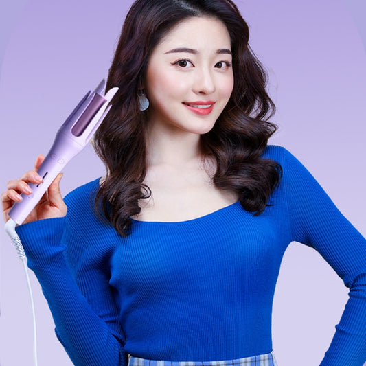 RD-2118 32mm Intelligent Induction Automatic Curling Iron Electric Rotary Automatic Hair Curler, CN Plug(Purple) - Hair Curler by buy2fix | Online Shopping UK | buy2fix