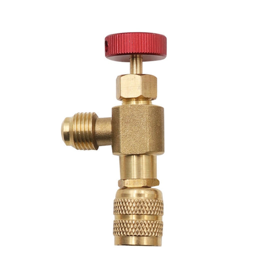 Air Conditioner Fluoridation Safety Valve Refrigerant Filling Connector(Side R410 Bottom R410) - Air Conditioning System by buy2fix | Online Shopping UK | buy2fix