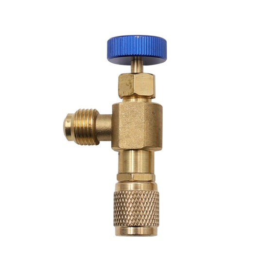 Air Conditioner Fluoridation Safety Valve Refrigerant Filling Connector(Side R410 Bottom R22) - Air Conditioning System by buy2fix | Online Shopping UK | buy2fix