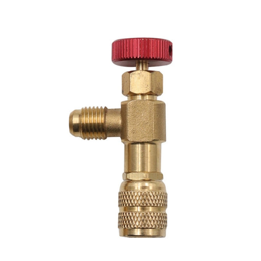 Air Conditioner Fluoridation Safety Valve Refrigerant Filling Connector(Side R22 Bottom R410) - Air Conditioning System by buy2fix | Online Shopping UK | buy2fix