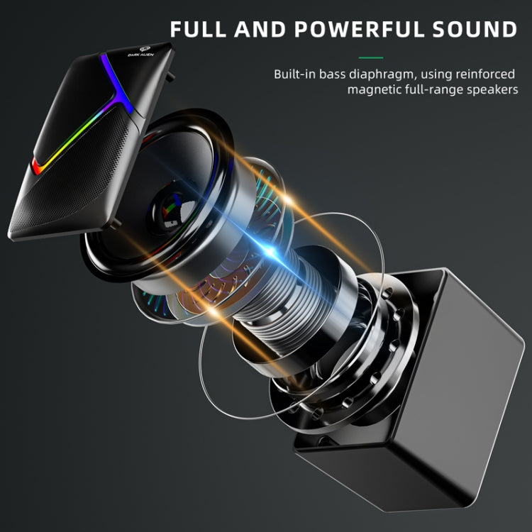 Dark Alien S-511 Computer USB Wired Computer Stereo Home Multifunctional Stereo, Cable Length: 1.2m by Dark Alien