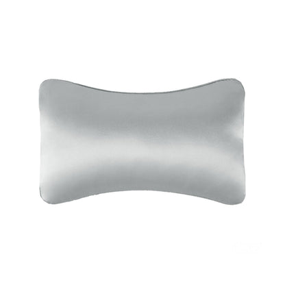 TZ19 Silk Car Head Pillow Car Memory Foam Comfort Lumbar Support(Silver Gray) - Seat Accessories by buy2fix | Online Shopping UK | buy2fix