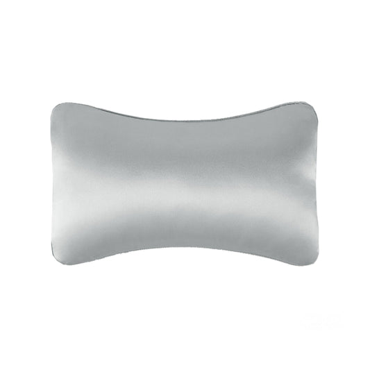 TZ19 Silk Car Head Pillow Car Memory Foam Comfort Lumbar Support(Silver Gray) - Seat Accessories by buy2fix | Online Shopping UK | buy2fix
