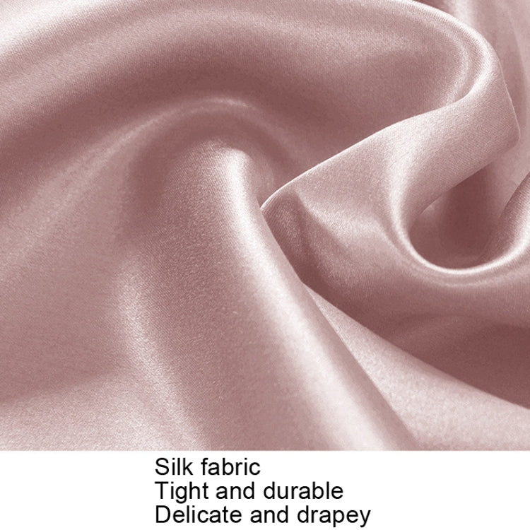 TZ19 Silk Car Head Pillow Car Memory Foam Comfort Lumbar Support(Pink) - Seat Accessories by buy2fix | Online Shopping UK | buy2fix