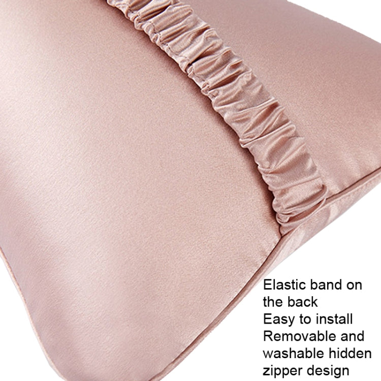 TZ19 Silk Car Head Pillow Car Memory Foam Comfort Lumbar Support(Champagne) - Seat Accessories by buy2fix | Online Shopping UK | buy2fix