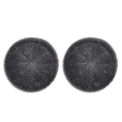 For Ecovacs Deebot N9+ 2pcs Robot Vacuum Cleaner Steam Mop Cloth(Full Hair Ash) - For ECOVACS Accessories by buy2fix | Online Shopping UK | buy2fix