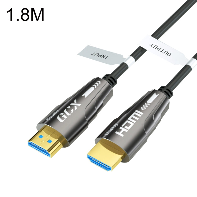 HDMI 2.0 Male To HDMI 2.0 Male 4K HD Active Optical Cable, Cable Length: 1.8m by buy2fix