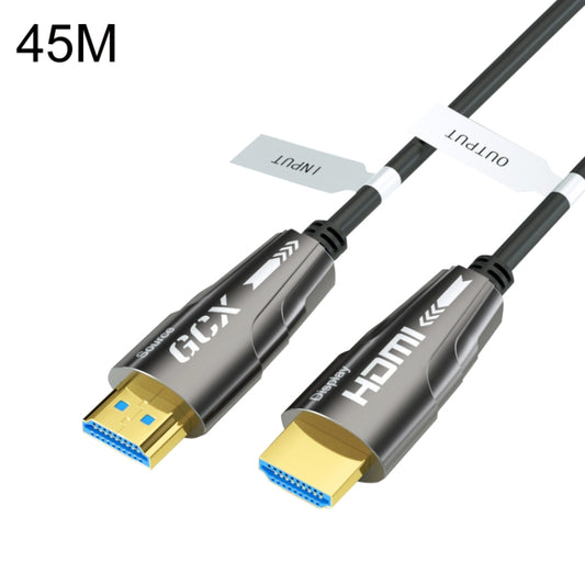 HDMI 2.0 Male To HDMI 2.0 Male 4K HD Active Optical Cable, Cable Length: 45m by buy2fix