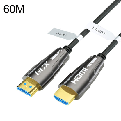 HDMI 2.0 Male To HDMI 2.0 Male 4K HD Active Optical Cable, Cable Length: 60m by buy2fix