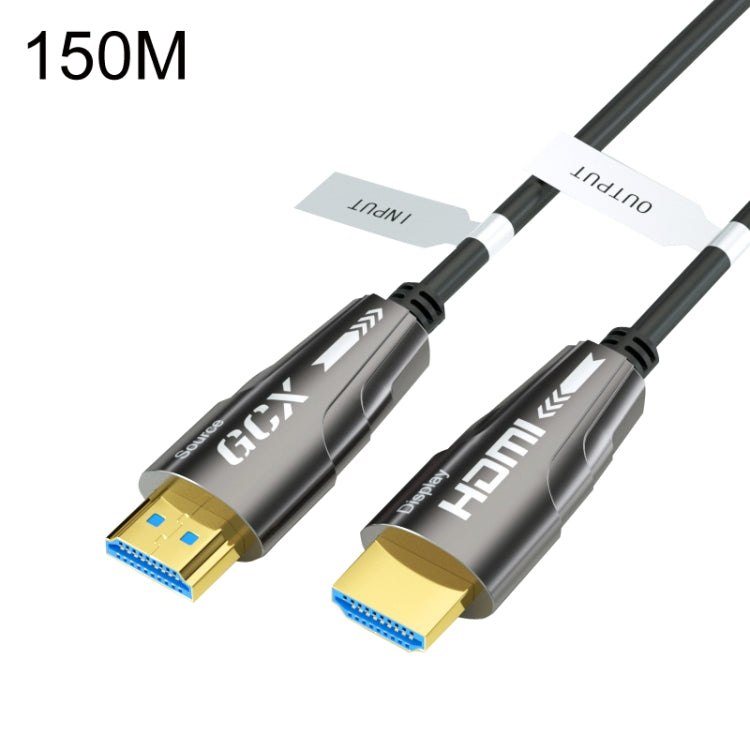HDMI 2.0 Male To HDMI 2.0 Male 4K HD Active Optical Cable, Cable Length: 150m by buy2fix
