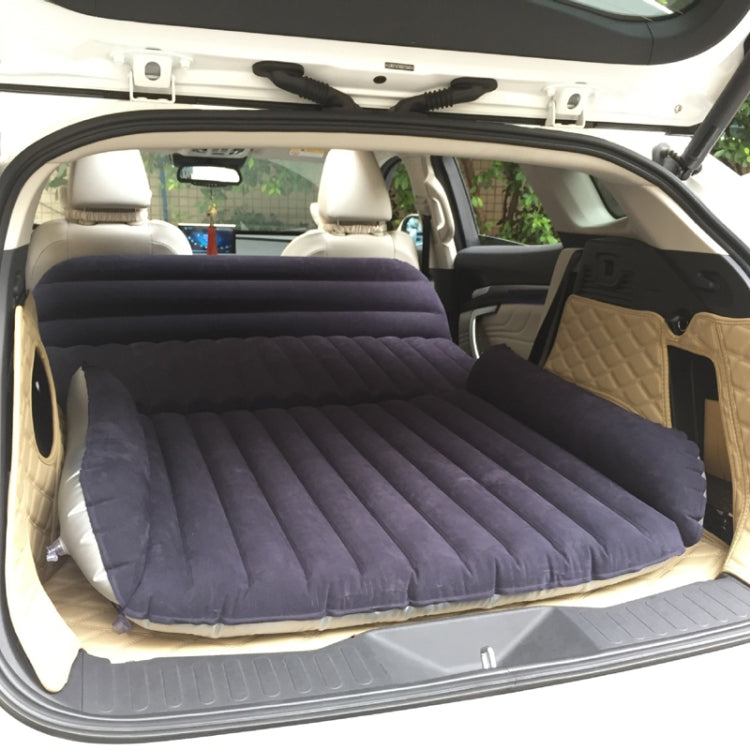 ZQ-418 SUV Rear Trunk Inflatable Bed Cushion Travel Universal Air Bed(Blue Black) - Seat Accessories by buy2fix | Online Shopping UK | buy2fix