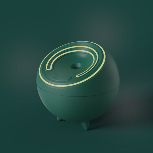 X-H05 250 ml Water Tank Small Humidifier USB Plug-in Sprayers With Night Light(Green) - Air Purifiers & Accessories by buy2fix | Online Shopping UK | buy2fix