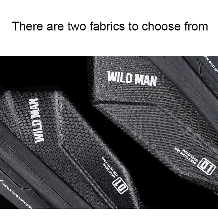 WILD MAN XT1 1L Bicycle EVA Hard Shell Phone Touch Screen Handlebar Bag(Solar Pattern) by WILD MAN