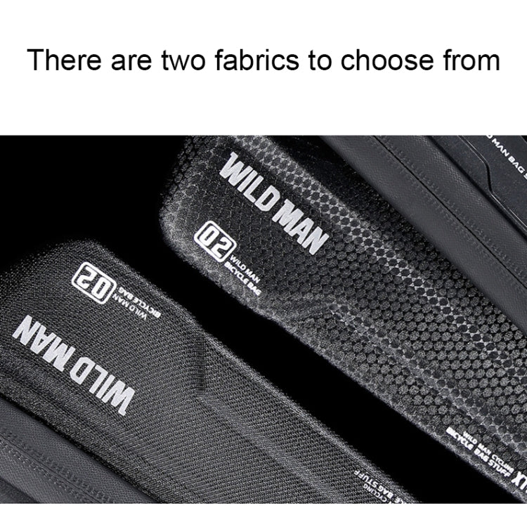 WILD MAN XT2 1L Bicycle EVA Hard Shell Waterproof Phone Touch Screen Beam Bag(Twill) by WILD MAN