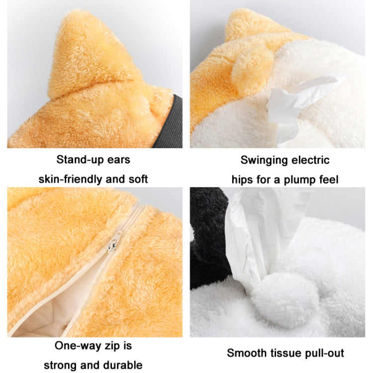 Multifunctional Cartoon Armrest Box Seat Back Tissue Box, Styles: Corgi - Tissue Boxes by buy2fix | Online Shopping UK | buy2fix