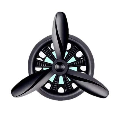 Car Air Outlet Perfume Aromatherapy Swivel Fan(Black Without Light) - Air Freshener by buy2fix | Online Shopping UK | buy2fix