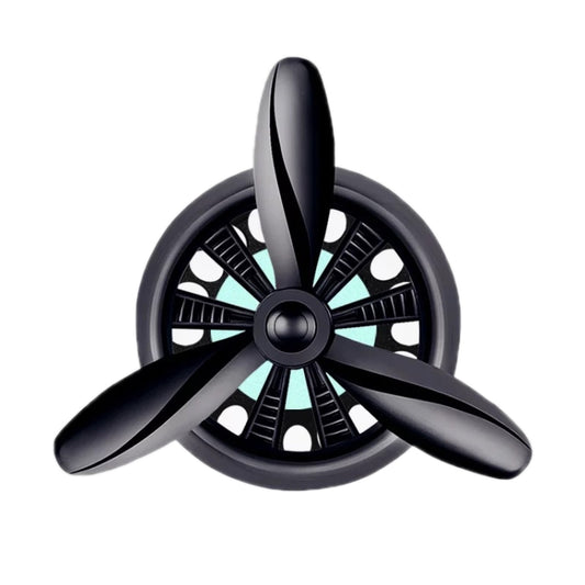 Car Air Outlet Perfume Aromatherapy Swivel Fan(Black Without Light) - Air Freshener by buy2fix | Online Shopping UK | buy2fix