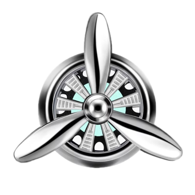 Car Air Outlet Perfume Aromatherapy Swivel Fan(Silver Without Light) - Air Freshener by buy2fix | Online Shopping UK | buy2fix