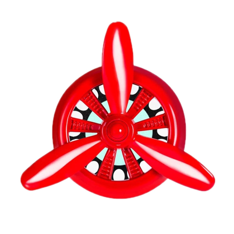 Car Air Outlet Perfume Aromatherapy Swivel Fan(Red Without Light) - Air Freshener by buy2fix | Online Shopping UK | buy2fix