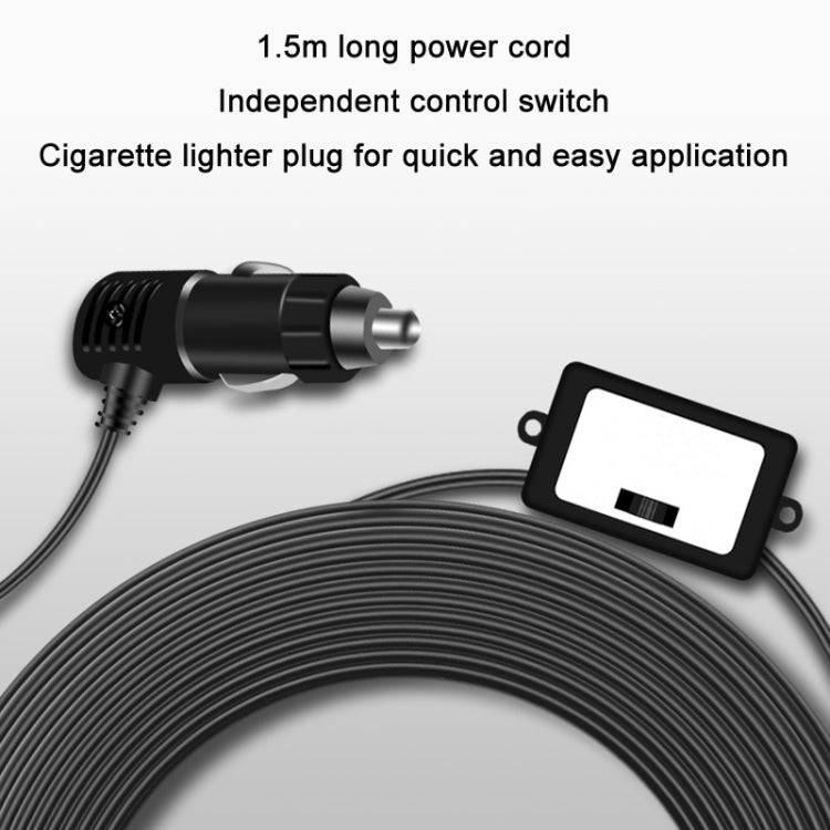 Car Powerful Fixing Clip Cooling High Wind Power Electric Fan, Specification: 8 inch Metal 24V by buy2fix