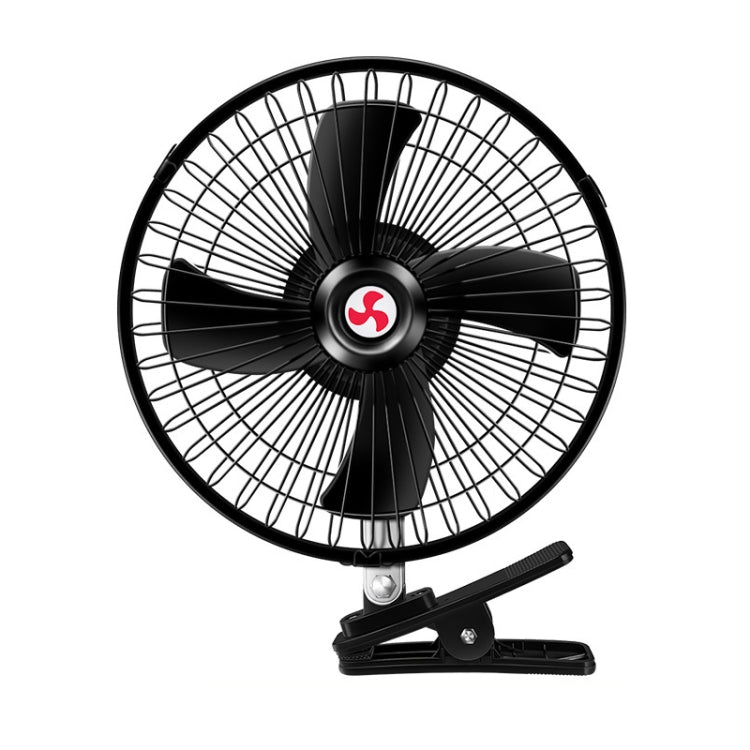Car Powerful Fixing Clip Cooling High Wind Power Electric Fan, Specification: 10 inch Black 12V by buy2fix