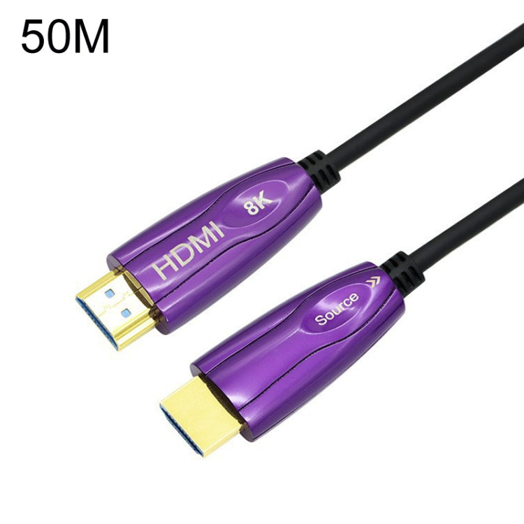 HDMI 2.1 8K 60HZ HD Active Optical Cable Computer Screen Conversion Line, Cable Length: 50m by buy2fix