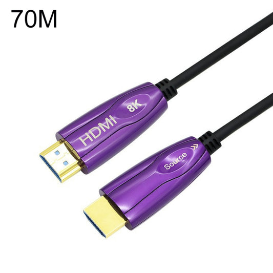 HDMI 2.1 8K 60HZ HD Active Optical Cable Computer Screen Conversion Line, Cable Length: 70m by buy2fix