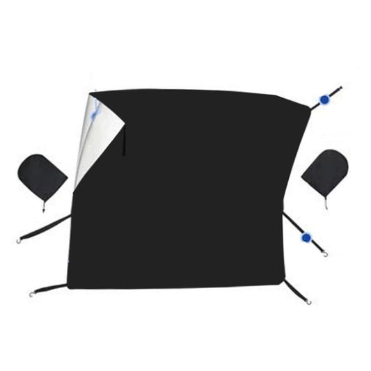 Car Front Window Snow Coated Silver Cloth Anti-freeze Sun Blocker Cover(205x150x167cm) - Window Foils & Solar Protection by buy2fix | Online Shopping UK | buy2fix