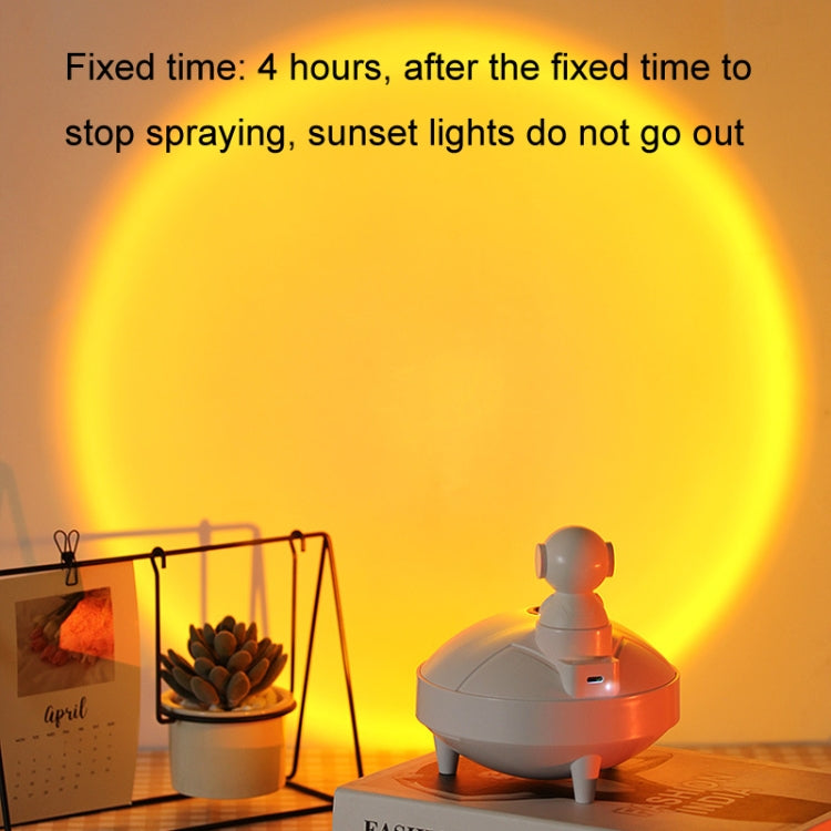 Astronaut Astronaut Humidifier Home Air Sprayer Sunset Lights(Pink) - Air Purifiers & Accessories by buy2fix | Online Shopping UK | buy2fix