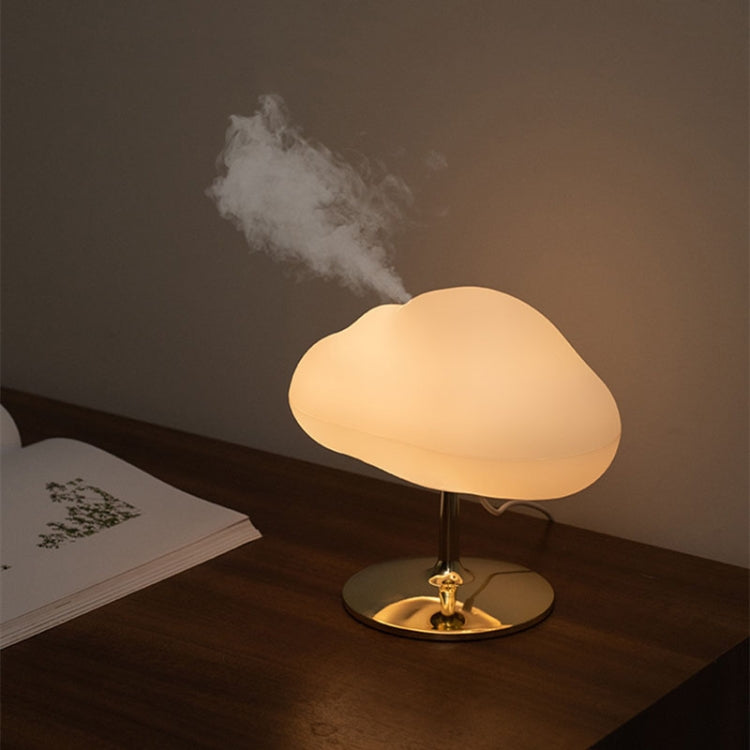 270ml Cloud Aroma Diffuser Humidifier  USB Table Lamp(Gold Bottom) - Air Purifiers & Accessories by buy2fix | Online Shopping UK | buy2fix