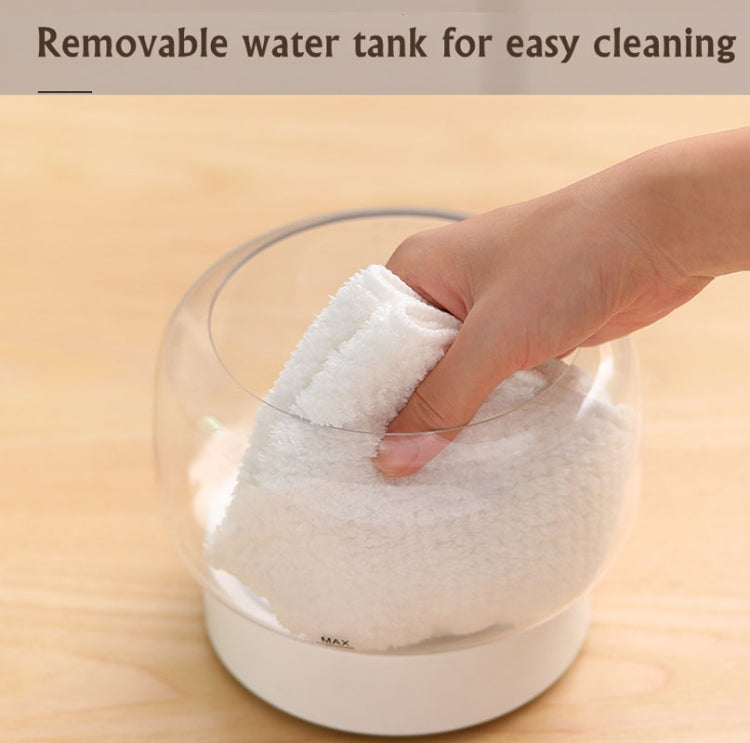 400ml Rose Aromatherapy Diffuser Timing Humidifier with Seven-color Light,CN Plug(White) - Air Purifiers & Accessories by buy2fix | Online Shopping UK | buy2fix