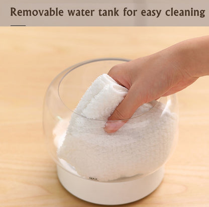 400ml Rose Aromatherapy Diffuser Timing Humidifier with Seven-color Light,CN Plug(White) - Air Purifiers & Accessories by buy2fix | Online Shopping UK | buy2fix