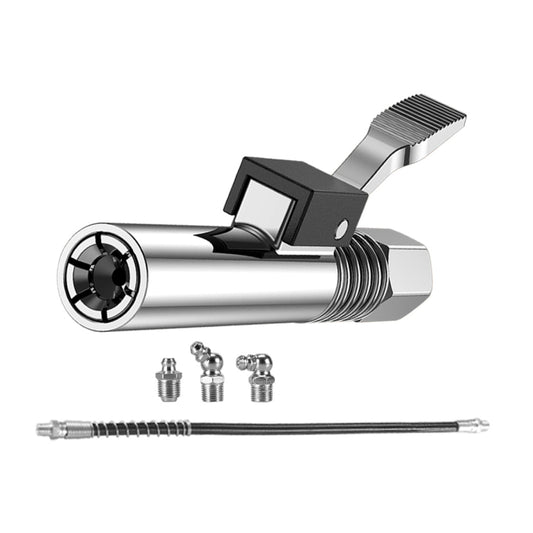 PC002 Lock Clamp Type High Pressure Grease Nozzle, Style: Butter Mouth+30cm Hose+3 Heads - Other Tools by buy2fix | Online Shopping UK | buy2fix