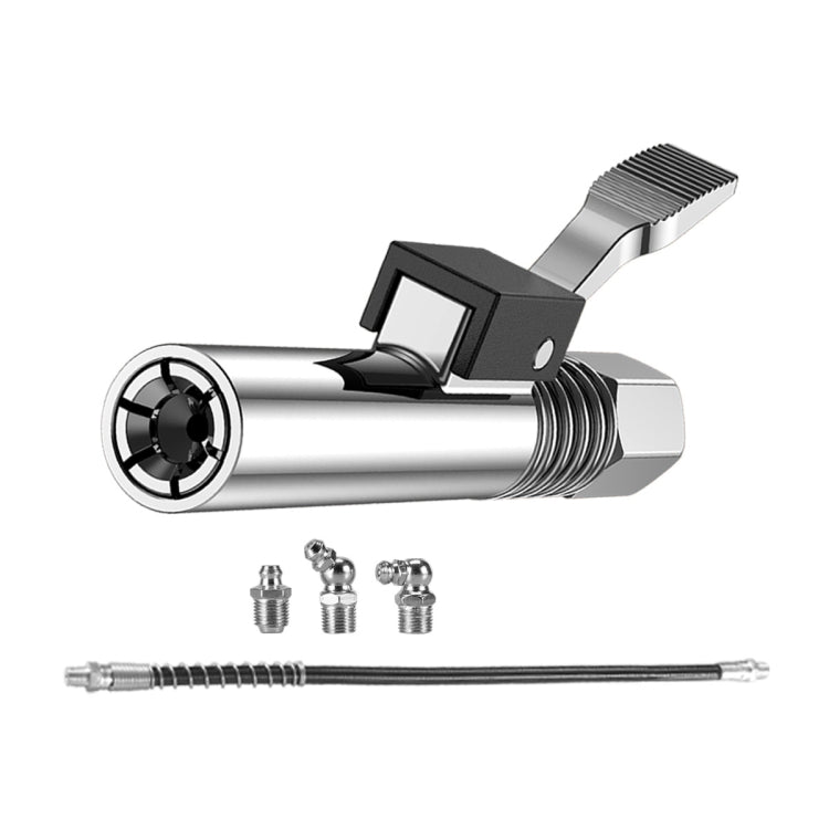 PC002 Lock Clamp Type High Pressure Grease Nozzle, Style: Butter Mouth+40cm Hose+3 Heads - Other Tools by buy2fix | Online Shopping UK | buy2fix