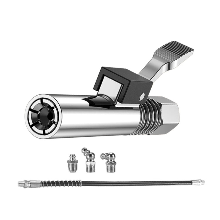 PC002 Lock Clamp Type High Pressure Grease Nozzle, Style: Butter Mouth+60cm Hose+3 Heads - Other Tools by buy2fix | Online Shopping UK | buy2fix