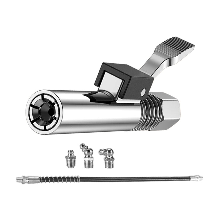 PC002 Lock Clamp Type High Pressure Grease Nozzle, Style: Butter Mouth+80cm Hose+3 Heads - Other Tools by buy2fix | Online Shopping UK | buy2fix