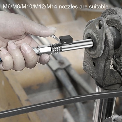 PC002 Lock Clamp Type High Pressure Grease Nozzle, Style: Butter Mouth+10 Straight Heads - Other Tools by buy2fix | Online Shopping UK | buy2fix